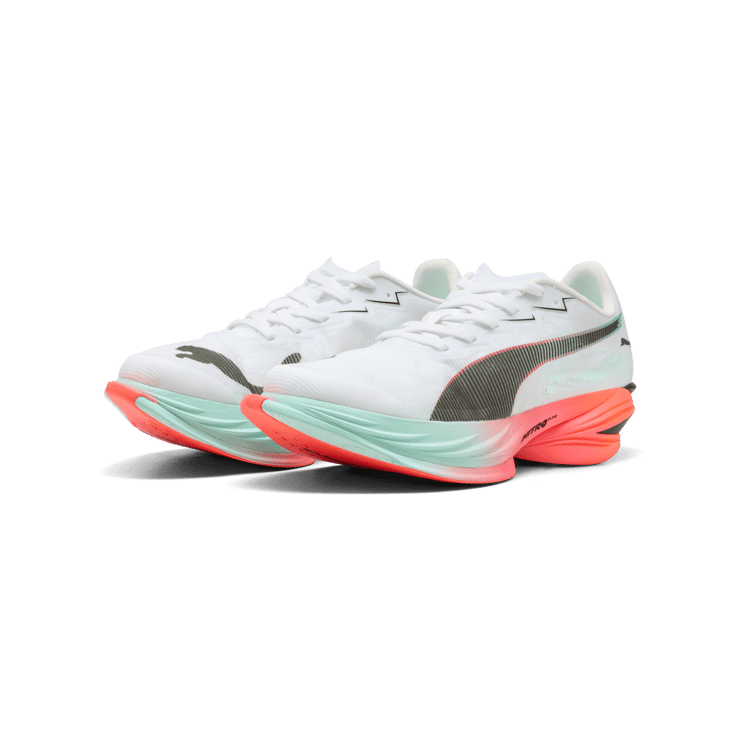 Puma Fast-R Nitro Elite 3 White Glowing Red Mint (W) Angle 5