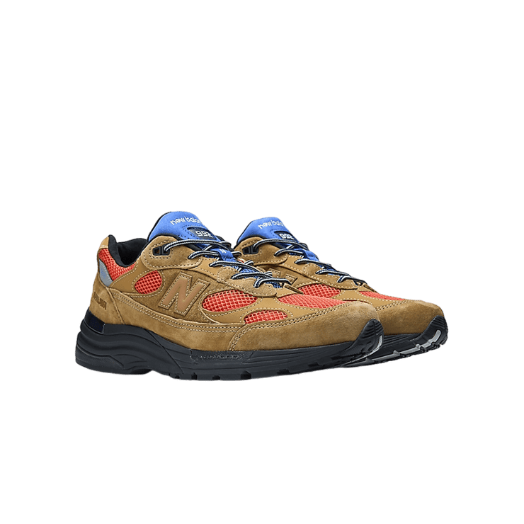 New Balance 992 Made in USA Action Bronson Tiger Eye Angle 2