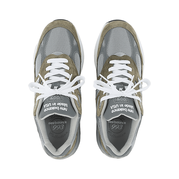 New Balance 993 Made in USA Covert Green Angle 0