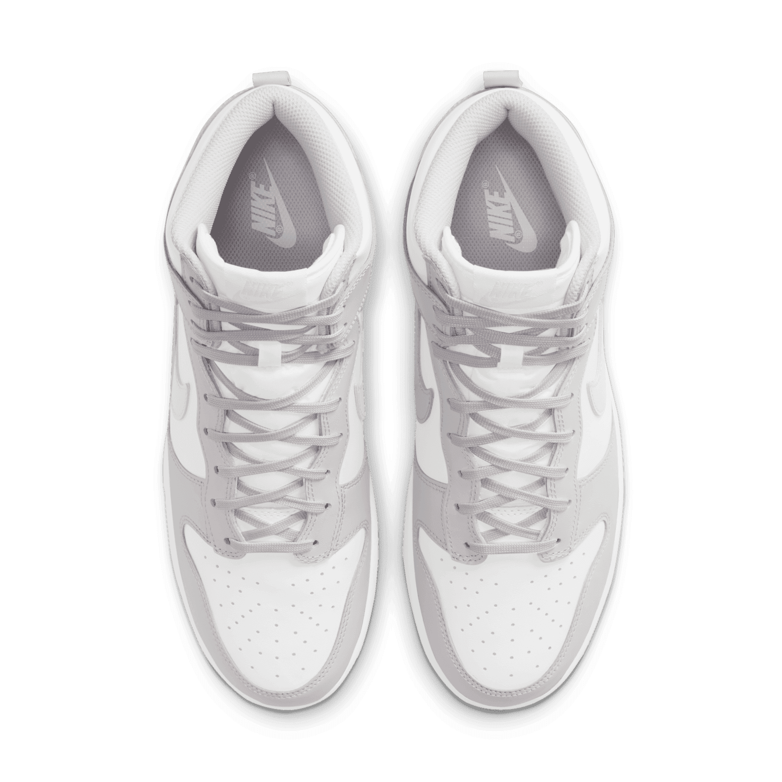 nike dunk high white vast grey