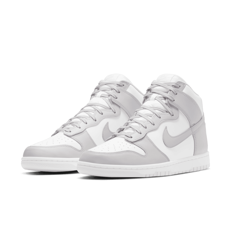 Nike Dunk High Retro White Vast Grey Angle 2