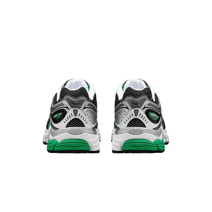 Saucony ProGrid Omni 9 Lemon Silver Angle 2