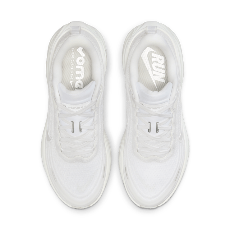 Nike Vomero Plus Triple White (W) Angle 6