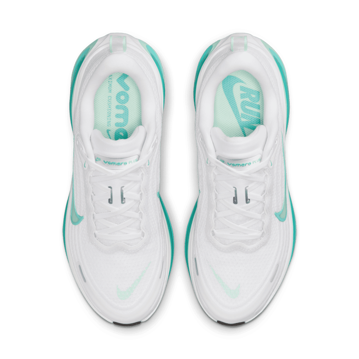 Nike Vomero Plus White Bleached Turquoise (W) Angle 1