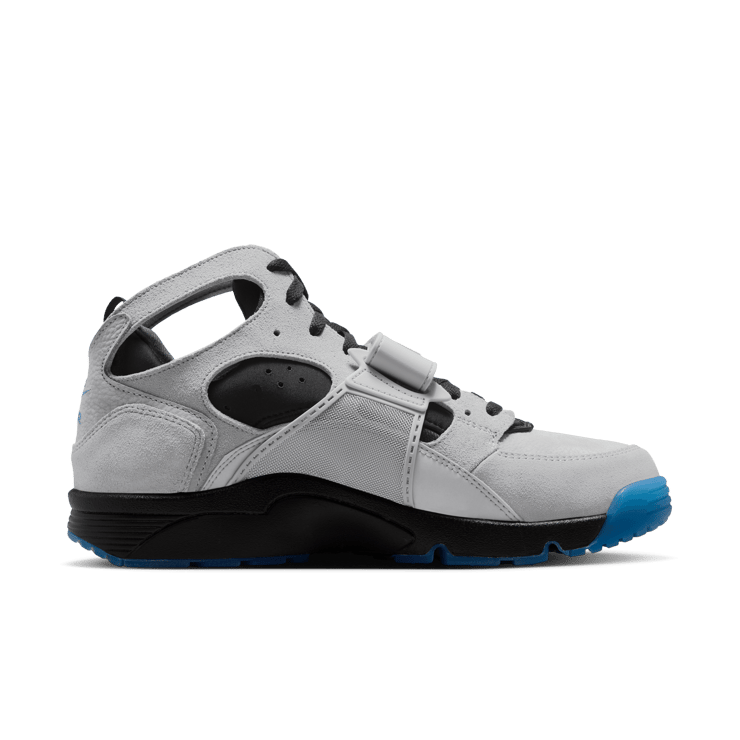 Nike Air Trainer Huarache Wolf Grey Star Blue Angle 3