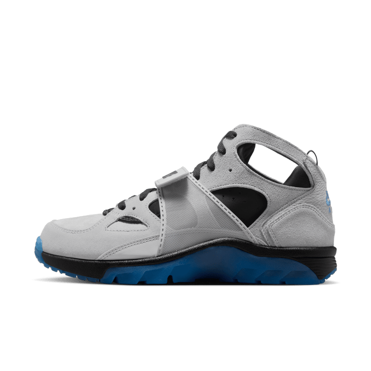 Nike Air Trainer Huarache Wolf Grey Star Blue Angle 4