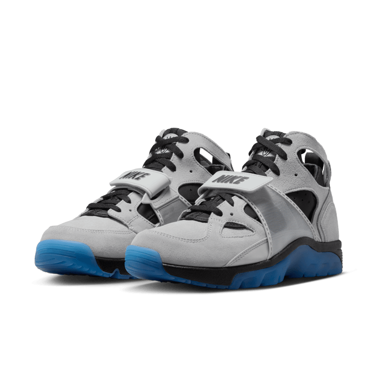 Nike Air Trainer Huarache Wolf Grey Star Blue Angle 5