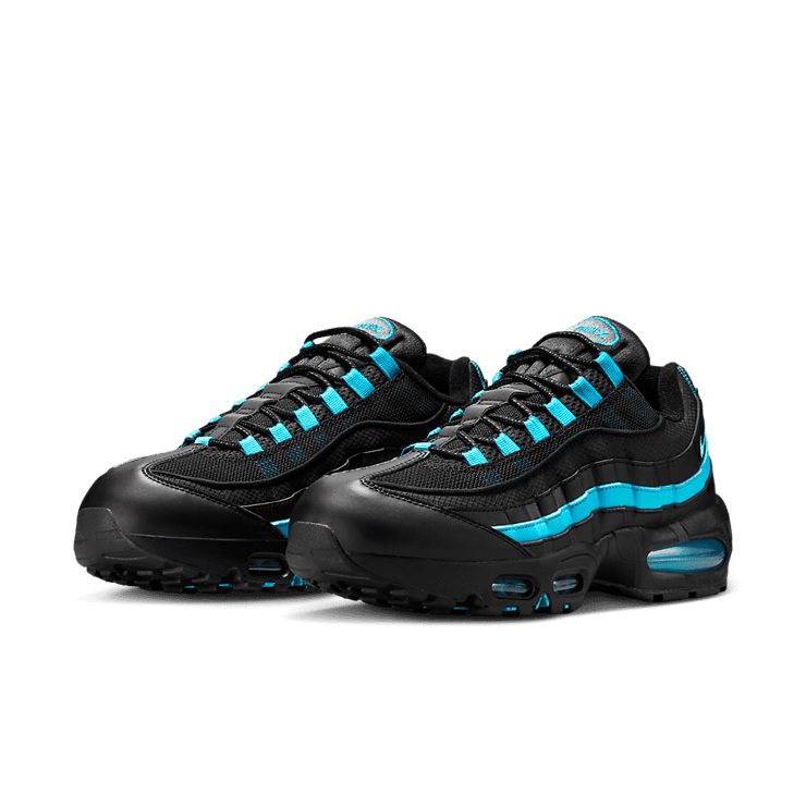 Nike Air Max 95 OG Black Baltic Blue Angle 1