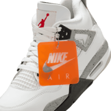 Air Jordan 4 Retro White Cement (GS) Angle 6