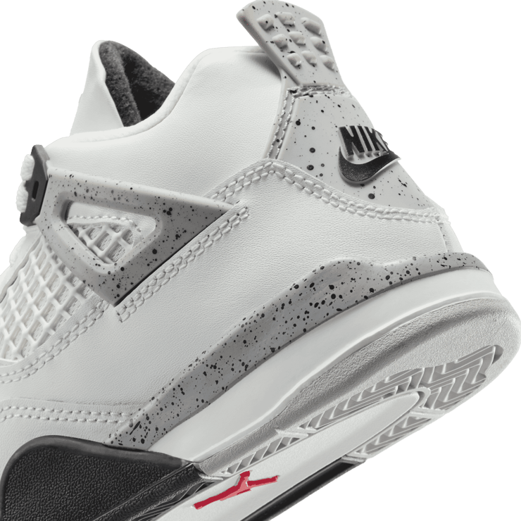 Air Jordan 4 Retro White Cement (PS) Angle 5