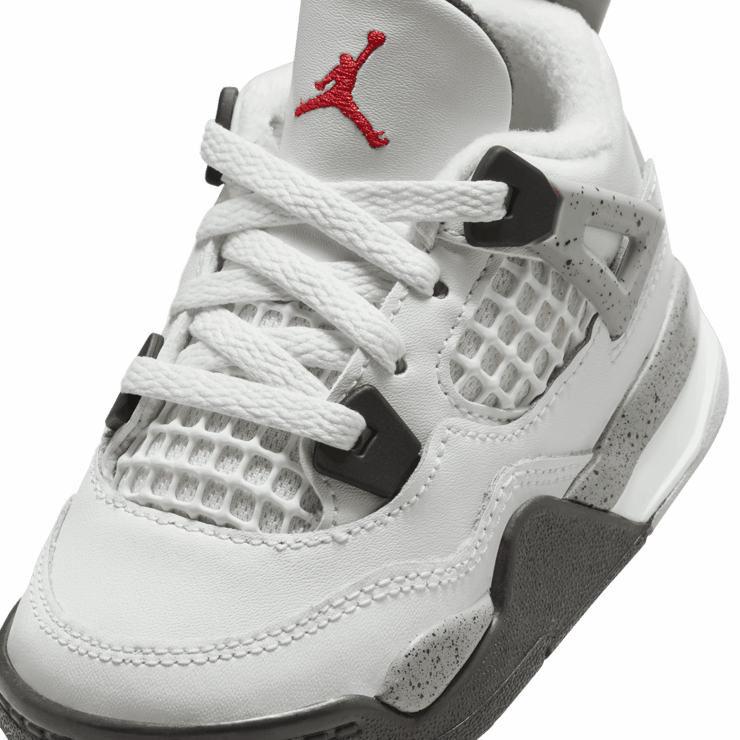 Air Jordan 4 Retro White Cement (TD) Angle 4