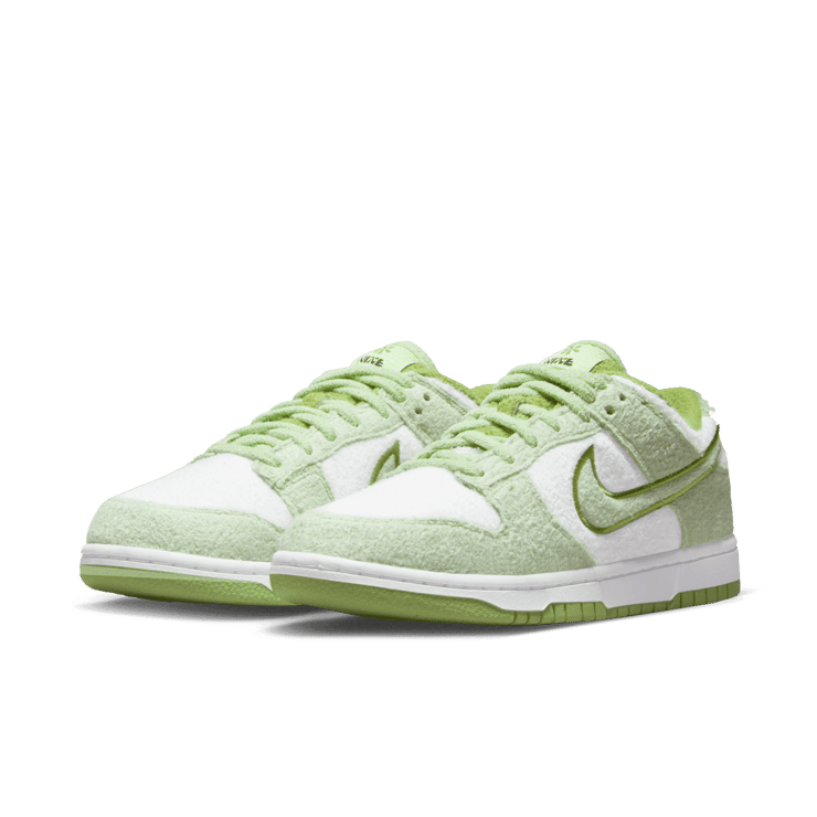 Nike Dunk Low Fleece Honeydew (W) Angle 2