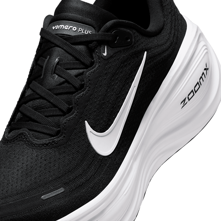 Nike Vomero Plus Black White Angle 3