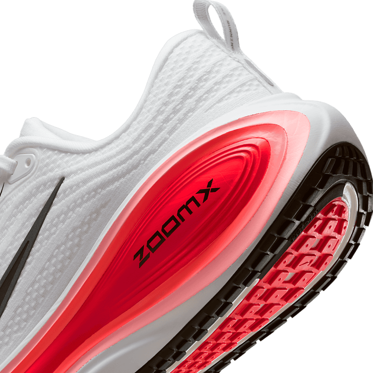 Nike Vomero Plus White Black Bright Crimson Angle 4