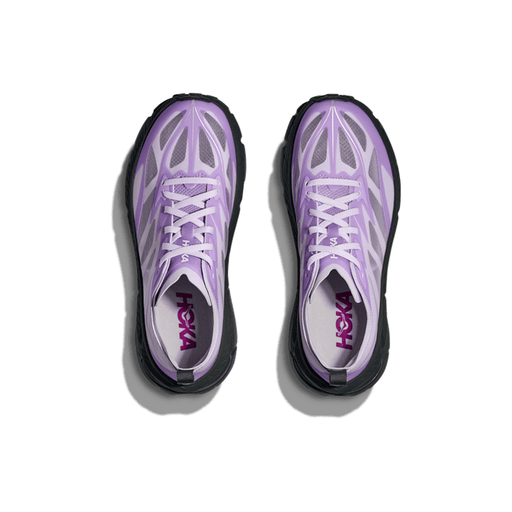 Hoka One One Mafate Speed 4 Lite Starlight Glow Aster Flower Angle 0