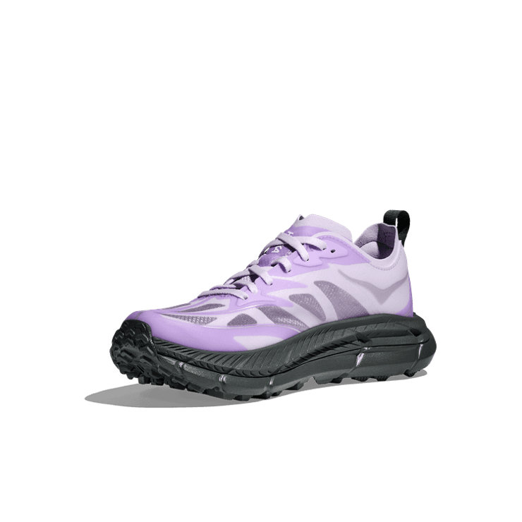 Hoka One One Mafate Speed 4 Lite Starlight Glow Aster Flower Angle 1