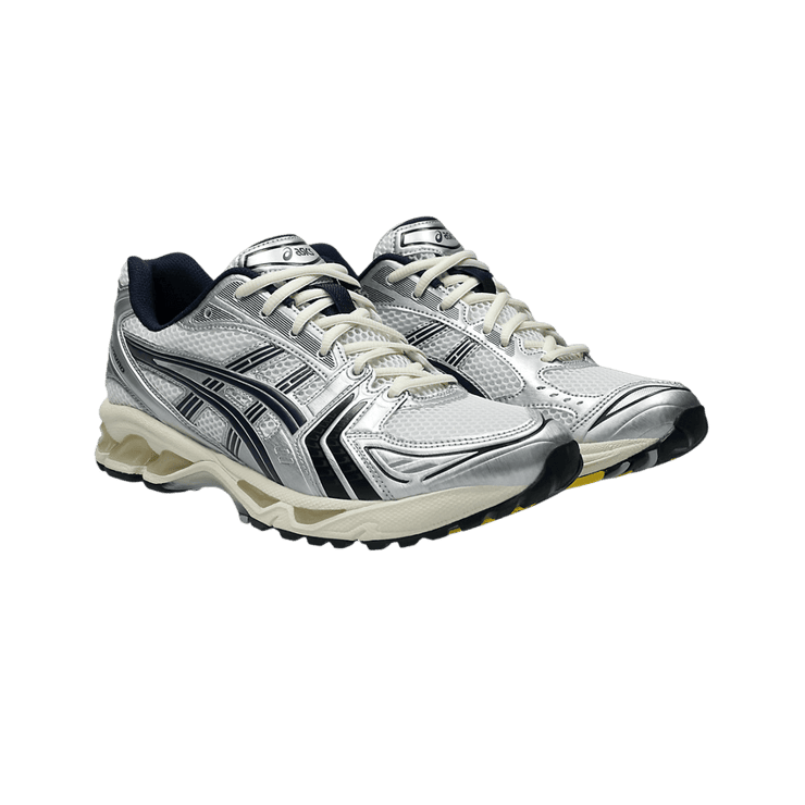 Asics Gel-Kayano 14 JJJJound White Silver Black Angle 0
