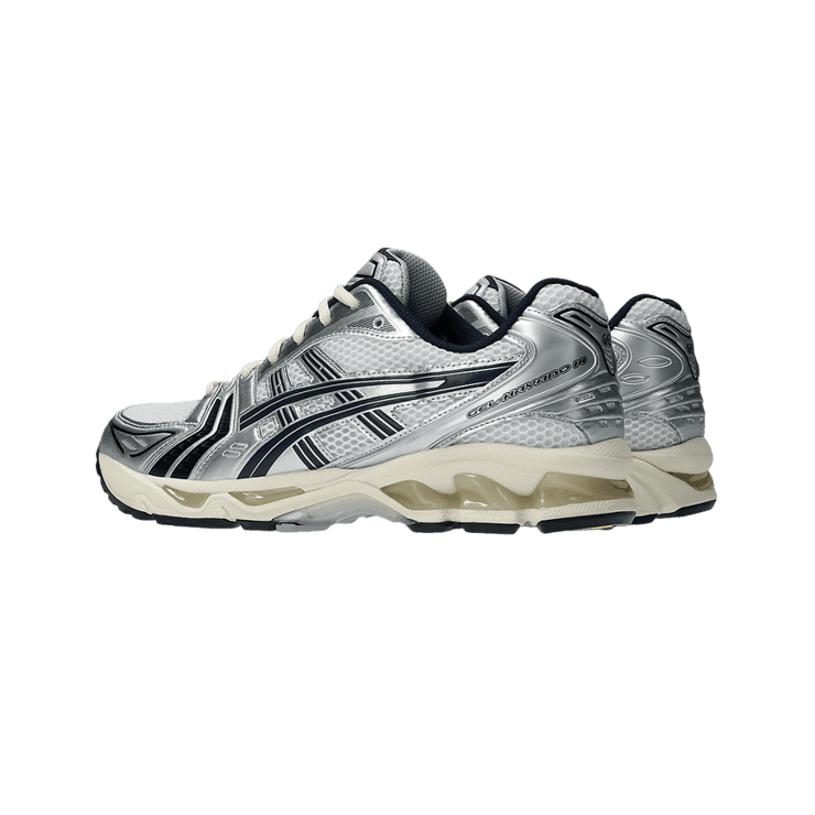 Asics Gel-Kayano 14 JJJJound White Silver Black Angle 1