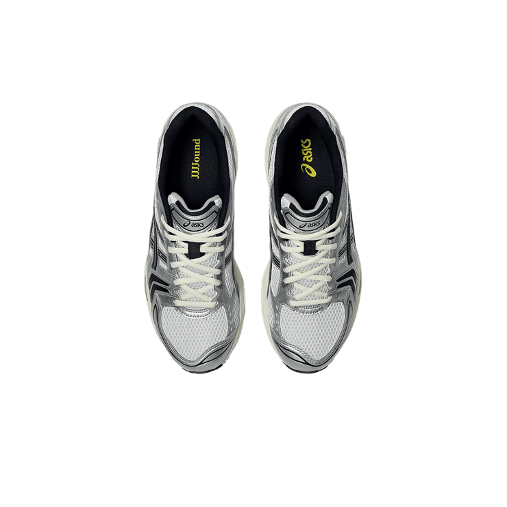 Asics Gel-Kayano 14 JJJJound White Silver Black Angle 4