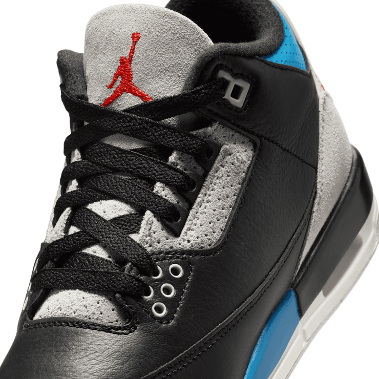 Air Jordan 3 Retro Rare Air Black Military Blue (GS) Angle 8
