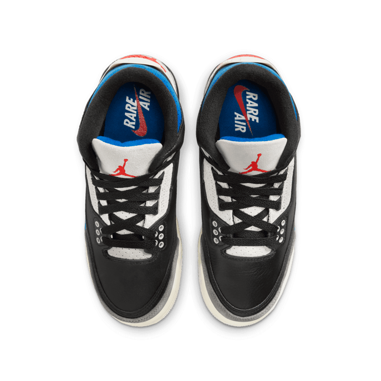 Air Jordan 3 Retro Rare Air Black Military Blue (GS) Angle 5