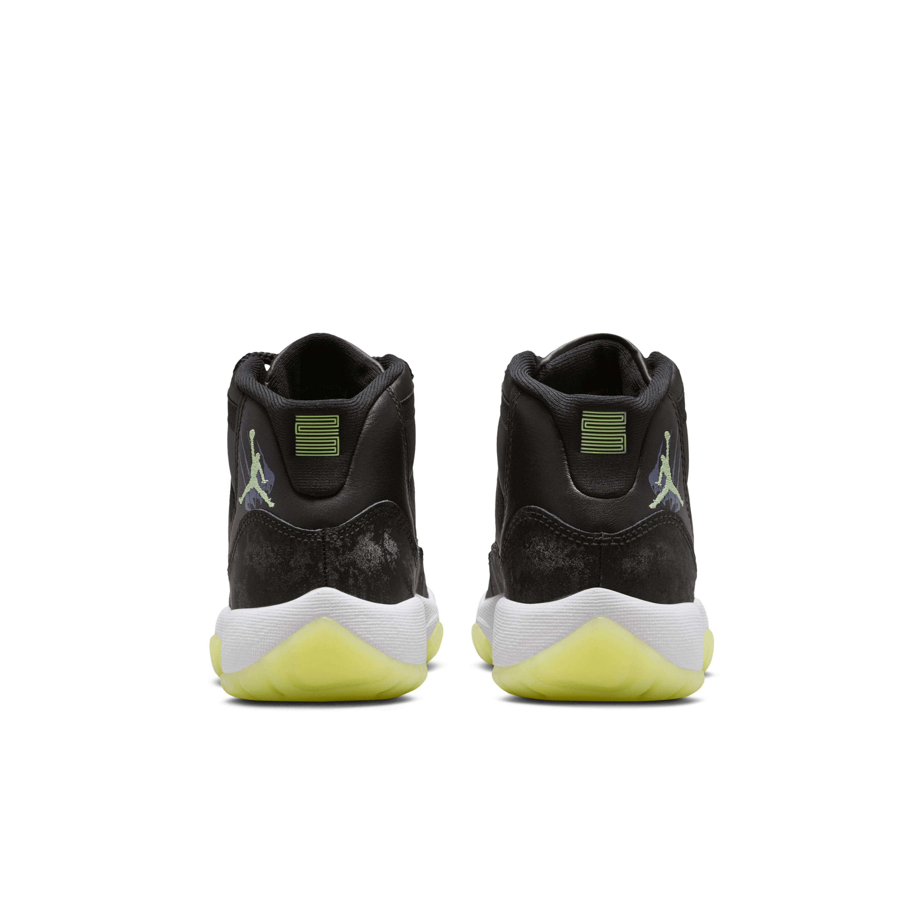 jordan retro 11 black and green