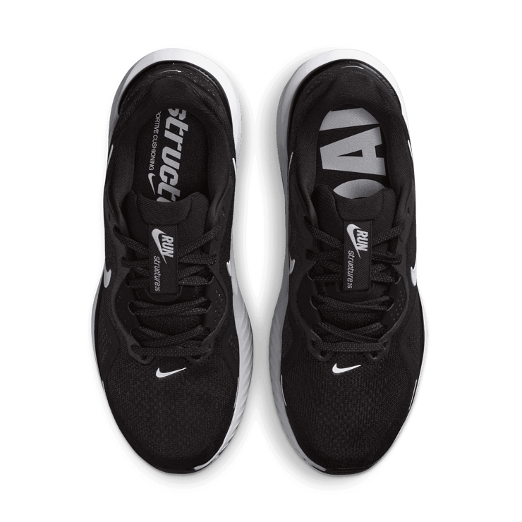 Nike Structure 26 Black White (W) Angle 1