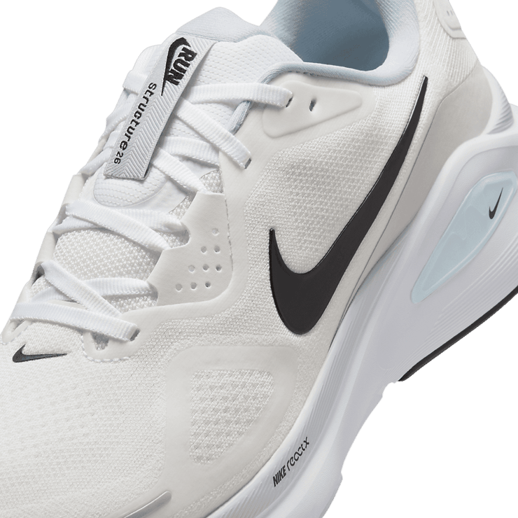 Nike Structure 26 White Black Angle 3