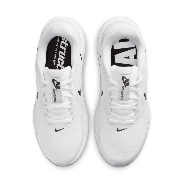 Nike Structure 26 White Black (W) Angle 2