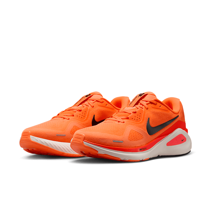 Nike Structure 26 Total Orange Black Angle 1