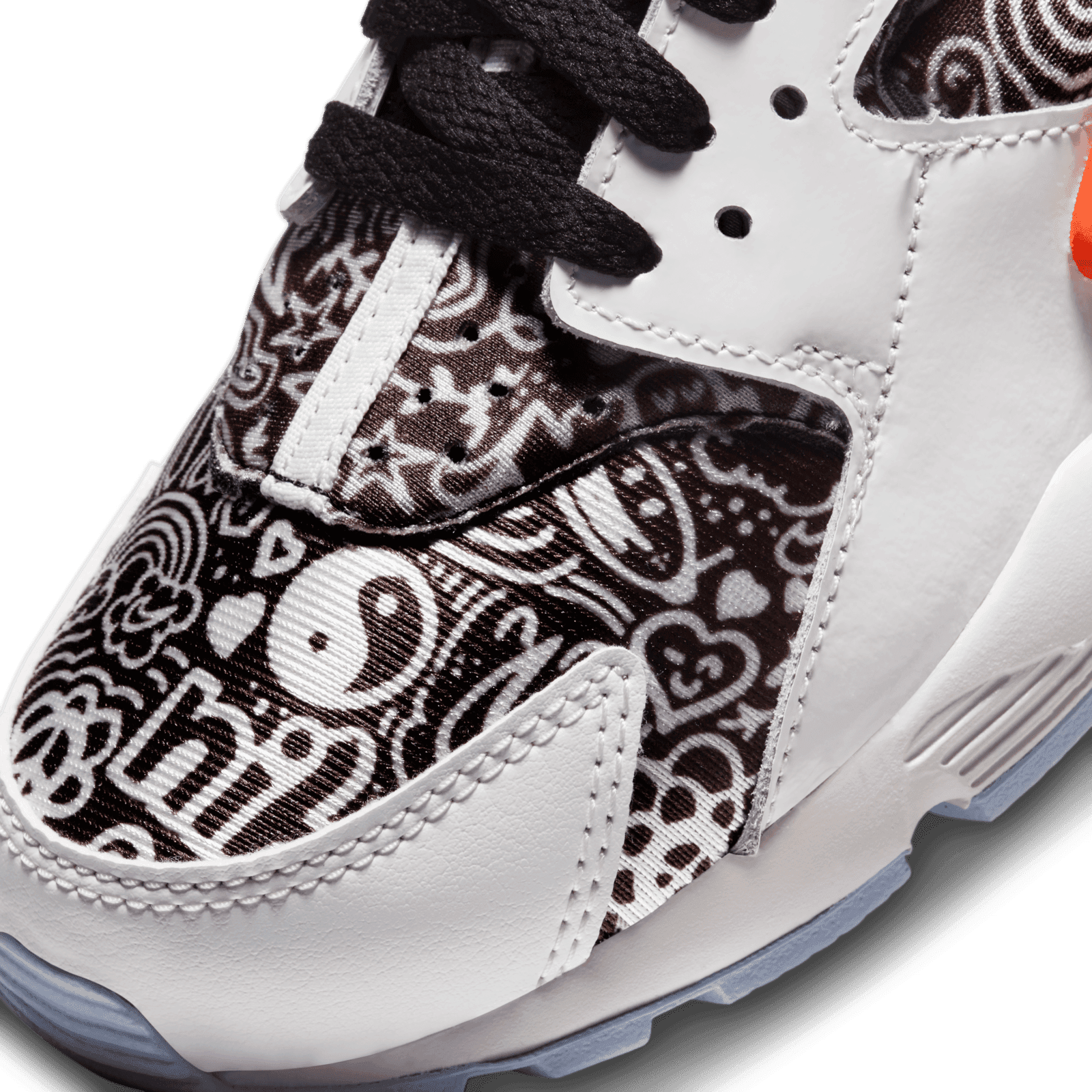 nike huarache grade school black