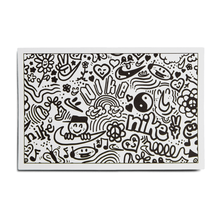 Nike Air Huarache Run SE Doodles (GS) Angle 6