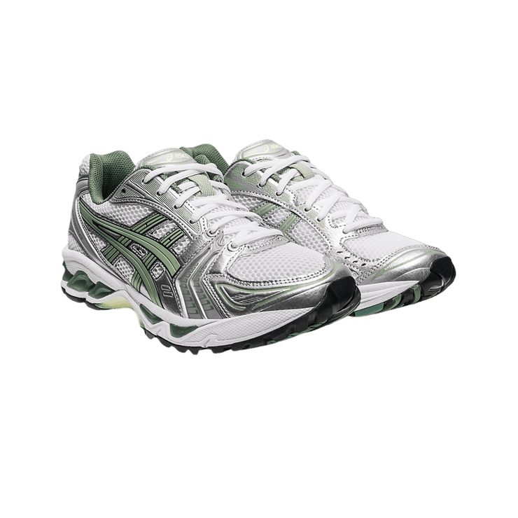 Asics Gel-Kayano 14 White Slate Grey Angle 0