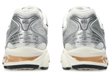 Asics Gel-Kayano 14 Birch Pure Silver Teal Gold Angle 0