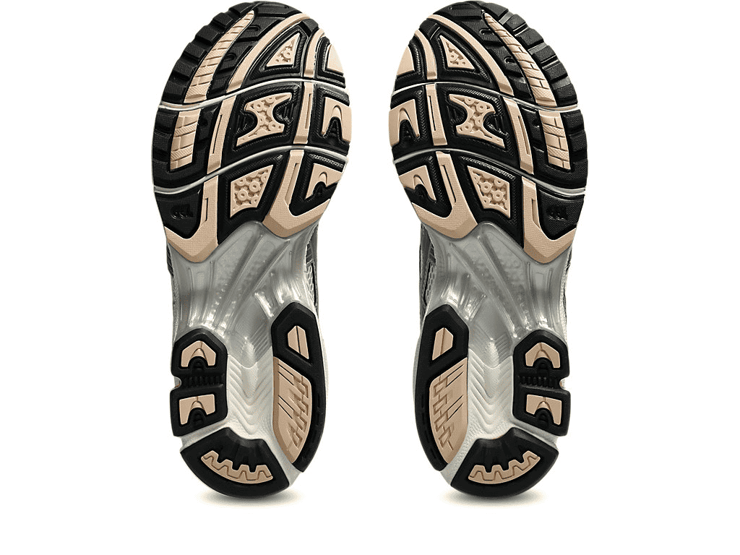 Asics Gel-Kayano 14 Birch Pure Silver Teal Gold Angle 1