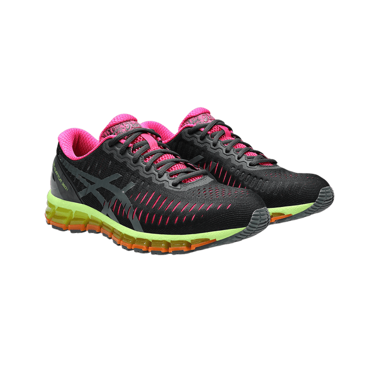 ASICS Gel-Quantum 360 I Graphite Grey Hazard Green Angle 0