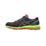 ASICS Gel-Quantum 360 I Graphite Grey Hazard Green Angle 2