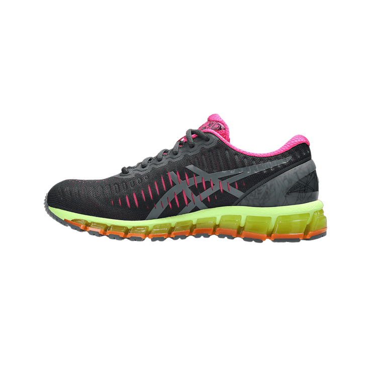 ASICS Gel-Quantum 360 I Graphite Grey Hazard Green Angle 2