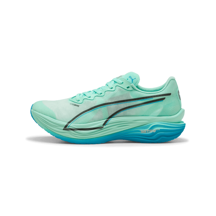 Puma Deviate Nitro Elite 3 Mint Melt Speed Blue Angle 0