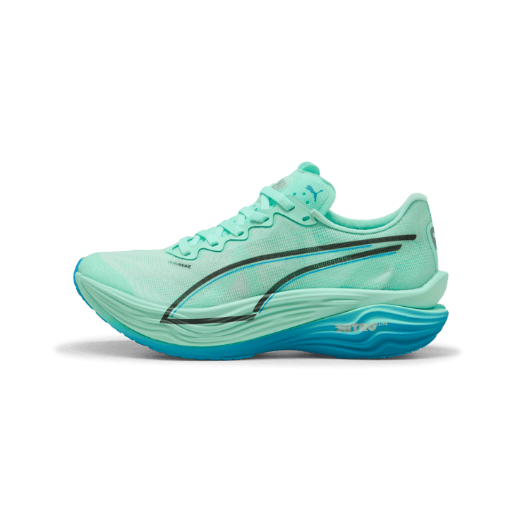 Puma Deviate Nitro Elite 3 Mint Melt Speed Blue (W) Angle 0