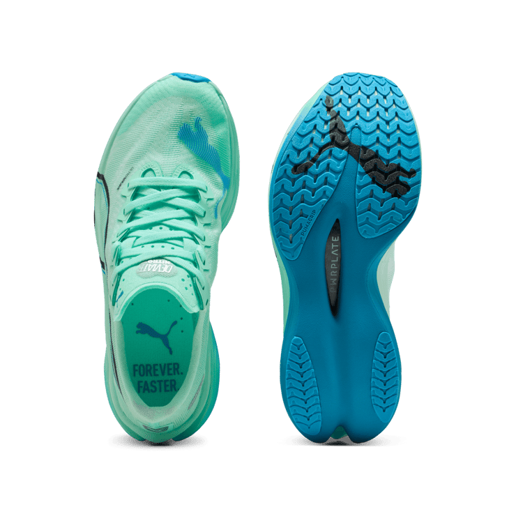 Puma Deviate Nitro Elite 3 Mint Melt Speed Blue (W) Angle 1