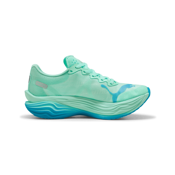 Puma Deviate Nitro Elite 3 Mint Melt Speed Blue (W) Angle 2
