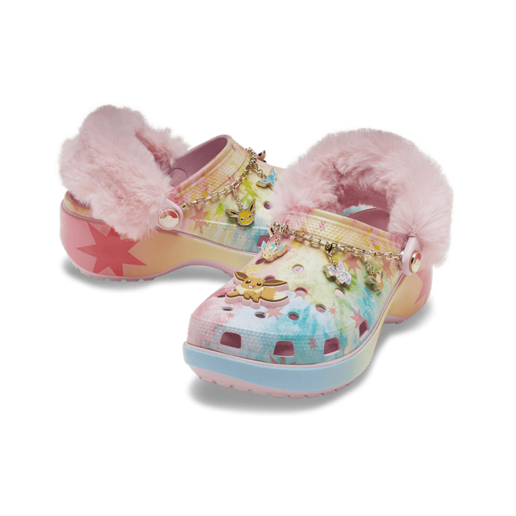 Crocs Classic Platform Clog Pokémon Eevee (W) Angle 0