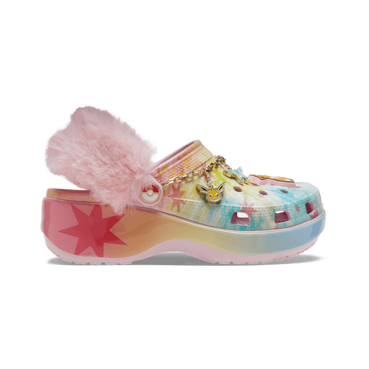 Crocs Classic Platform Clog Pokémon Eevee (W) Angle 1