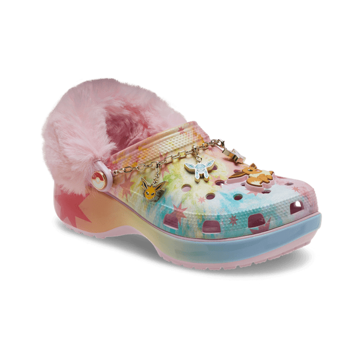 Crocs Classic Platform Clog Pokémon Eevee (W) Angle 3