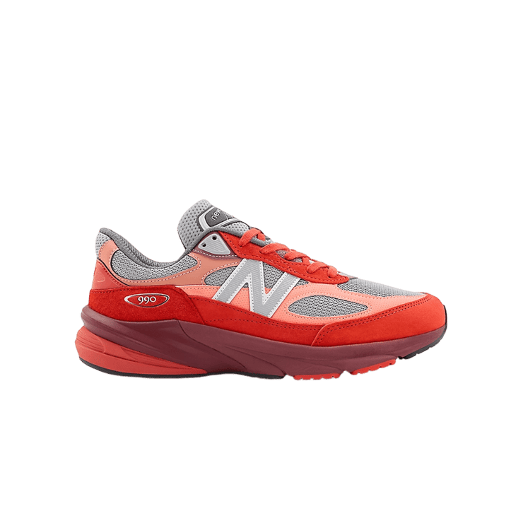 New Balance 990v6 Made in USA Community Red Angle 1