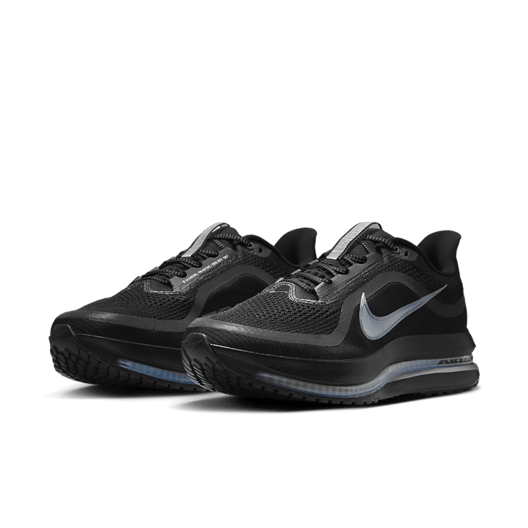 Nike Pegasus Premium Black Metallic Silver Angle 1