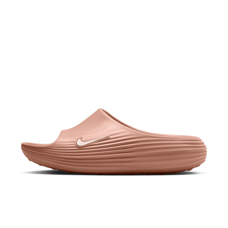 Nike ReactX Rejuven8 Slide Rose Gold (W) Angle 0