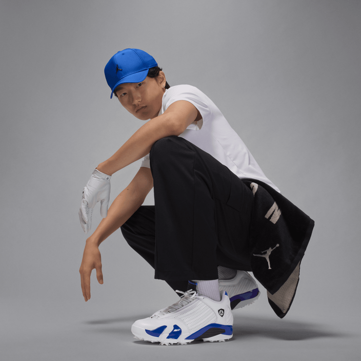 Air Jordan 14 Golf Hyper Royal Angle 9