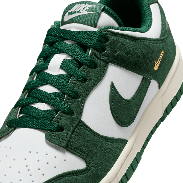 Nike Dunk Low Gorge Green Mini Swoosh (W) Angle 3